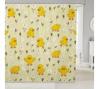 Manfei Rideaux de douche imperméables de style rustique avec 12 crochets pour salle de bain, chambre d'enfant, garçons et filles, 182,9 x 198,1 cm (l x L)