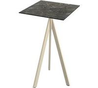 Mange Debout Infinity Tripod avec Piètement Sable et Plateau HPL 70 x 70 cm Veba 1 G