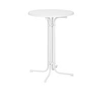 Mange-debout pliable - Ø 80 cm - Blanc | Royal Catering