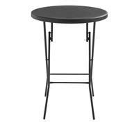 Mange debout pliant noir - Table haut de bar