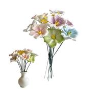 Mangeoire pour le jardin - Lot de 10 décorations colorées en céramique pour l'extérieur - Abreuvoir à papillons - Pour jardin, terrasse, pelouse, parterre surélevée, chemin, paysage,