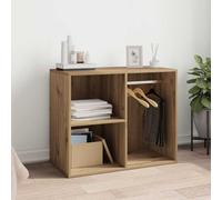Mangloder Armoire à vêtements en chêne Artisan - 80 x 40 x 65 cm - Armoire à commode - Buffet haut - Meuble bas - Vitrine avec espace de rangement - Organiseur pour salon, chambre à coucher, couloir