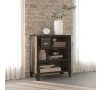 Mangloder Armoire de Rangement Gris en métal et MDF 72x36x82 cm avec 3 Portes en Filet, 2 étagères Solides, Meuble de Stockage Pratique pour Bureau, Chambre, Salon, Cuisine, Garage