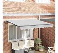 Mangloder Cadre d'auvent anthracite en métal 350 x 200 cm rétractable pour jardin et terrasse, accessoire d'ombrage robuste pour ombrage, fixation et utilisation en extérieur