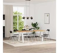 Mangloder Chaise Pliante 8 pcs Noir et Gris Simili Cuir 48 x 43,5 x 81 cm siège rembourré Dossier Ergonomique pour Salle à Manger Bureau intérieur