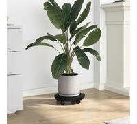 Mangloder Chariots à Plantes avec Roues 3 pièces Diamètre 30 cm Noir capacité 170 kg pour Jardin Balcon terrasse Robuste Support supporte Plantes grimpantes tomates rosiers Vigne