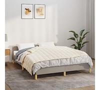 Mangloder Couverture lestée crème claire 135 x 200 cm 6 kg Tissu respirant doux pour chambre à coucher et salon, lit, canapé, canapé, confort de sommeil moderne