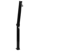 Mangloder Douche Solaire Pliable Noire 214 cm 23 L pour Piscine Jardin Chauffage Solaire d'extérieur avec réglage température et raccordement Tuyau Compatible