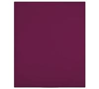Mangloder Drap-housse en jersey rouge bordeaux en 100 % coton, 180 x 200 cm, pour lit à sommier tapissier, matelas et surmatelas, avec élastique tout autour, respirant, infroissable et facile