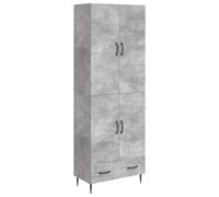 Mangloder Ensemble Meuble 2 pcs en Bois d'ingénierie 66 x 34,5 x 95 cm, mobilier modulable pour Salon Salle à Manger Chambre Bureau, Rangement Compact avec tiroirs et étagères Design Moderne Confort
