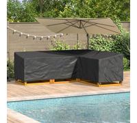 Mangloder Housse de meubles - Noir - 260 x 210 x 80 cm - En tissu Oxford 420D - Imperméable - Résistant aux intempéries - Résistant aux UV - Résistant aux déchirures - Pour jardin, salon, terrasse