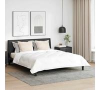 Mangloder Lot de 2 oreillers blancs 75 x 50 x 20 cm en coton et polyester lavable respirant ergonomique pour coussin de cou, coussin de cou, dormeur latéral