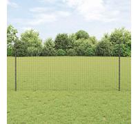 Mangloder Lot de 22 poteaux de clôture encastrés en acier revêtu par pulvérisation Gris 160 cm pour jardin, terrasse, extérieur, support robuste et fixation pour clôtures en bois, métal, WPC