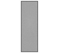 Mangloder Paillasson gris - 60 x 180 cm - En polypropylène et PVC - Poils plats de 6 mm - Antidérapant et lavable - Pour entrée, couloir, porte d'entrée, balcon et extérieur couvert