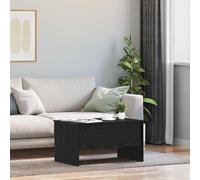 Mangloder Table Basse en Bois d'ingénierie chêne Noir 102 x 50,5 x 46,5 cm avec Plateau Robuste pour Salon séjour Moderne, Meuble Console Rangement Fonctionnel et Design épuré
