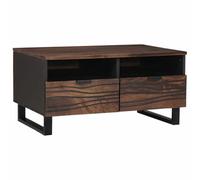 Mangloder Table Basse Noyer 80 x 54 x 40 cm Bois d'ingénierie avec tiroir Rangement, Plateau Lisse, Design Moderne pour Salon séjour Chambre, Meuble Console Polyvalent et Fonctionnel