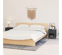 Mangloder Tables de Chevet 2 pcs Anthracite en Acier et Verre trempé 40x30x54,5 cm avec tiroir Coulissant, Rangement Pratique pour Chambre Salon Bureau, Meuble d'appoint Moderne et Fonctionnel