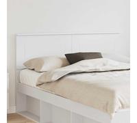 Mangloder Tête de lit Blanc en Bois d'ingénierie Durable, Panneau rectangulaire 163x90 cm, Cadre sommier Support Dossier pour Chambre Adulte Enfant