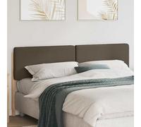 Mangloder Tête de lit capitonnée Marron et Taupe en pin Massif 200 cm Cadre Bois Durable et élégant pour Chambre Adulte Enfant décoration Murale et Support Dossier Confortable