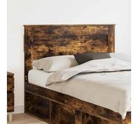 Mangloder Tête de lit chêne fumé en Bois d'ingénierie 123 x 100 cm, Design Moderne scandinave pour Chambre Adulte, Support Dossier et Protection Murale, Facile à Nettoyer et Durable