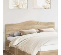 Mangloder Tête de lit en Bois d'ingénierie Chêne Sonoma 183x90 cm Design Moderne Minimaliste pour Chambre Adulte, Support Dossier Durable et Facile à Nettoyer