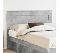 Mangloder Tête de lit Gris béton en Bois d'ingénierie 143x100 cm, Cadre Robuste avec Panneau dosseret, Support lit pour Chambre Adulte Enfant, Design Moderne Facile à Nettoyer et Installation Murale
