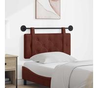 Mangloder Tête de lit Suspendue en PU Antique, Design capitonné rectangulaire, Mousse rembourrée 90x55x5 cm, Montage Mural Ajustable, Support Confortable pour Chambre Adulte et Enfant