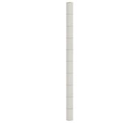 Mangloder Toile anti-mauvaises herbes blanche 2 x 150 m en polypropylène, perméable à l'eau et respirante, tissu de sol indéchirable 60 g/m² avec rayures vertes, pour jardin, plate-bande surélevée