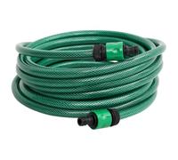 Mangloder Tuyau de piscine vert 100 m en PVC flexible pour piscine, nettoyeur de piscine, filtre à sable et système de filtration, 3 couches, diamètre intérieur 12 mm, kit d'accessoires 4 pièces