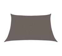 MANGO Filet D'Ombrage, Toile Protection Solaire, Voile d'ombrage, 160 g/m² Anthracite 3/4x2 m PEHD LV9