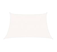 MANGO Filet D'Ombrage, Toile Protection Solaire, Voile d'ombrage, 160 g/m² Blanc 3/4x2 m PEHD LV689