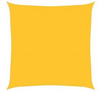 MANGO Filet D'Ombrage, Toile Protection Solaire, Voile d'ombrage, 160 g/m² carré jaune 6x6 m PEHD LV639