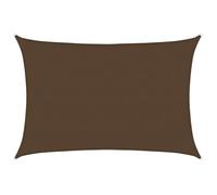 MANGO Filet D'Ombrage, Toile Protection Solaire, Voile d'ombrage, 160 g/m² Marron 5x7 m PEHD LV556