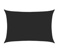MANGO Filet D'Ombrage, Toile Protection Solaire, Voile d'ombrage, 160 g/m² Noir 5x7 m PEHD LV129