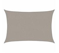 MANGO Filet D'Ombrage, Toile Protection Solaire, Voile d'ombrage, 160 g/m² rectangulaire gris clair 2x3 m PEHD LV628