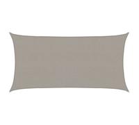 MANGO Filet D'Ombrage, Toile Protection Solaire, Voile d'ombrage, 160 g/m² rectangulaire gris clair 2x4 m PEHD LV626