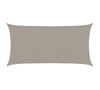 MANGO Filet D'Ombrage, Toile Protection Solaire, Voile d'ombrage, 160 g/m² rectangulaire gris clair 3x6 m PEHD LV819