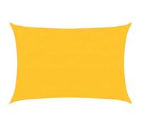 MANGO Filet D'Ombrage, Toile Protection Solaire, Voile d'ombrage, 160 g/m² rectangulaire jaune 4x5 m PEHD LV833