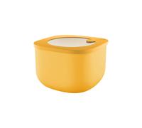 Guzzini - Kitchen Active Design, STORE&MORE BIO, Conteneurs hermétiques profonds pour réfrigérateur/congélateur/micro-ondes (M) - Jaune mangue, 16 x 16 x h10,7 cm | 1550cc - 170723236