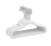 MangoKit Lot de 15 cintres en Velours Blanc pour Enfants, 28 cm