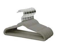 ManGotree 35 cm Cintres Ultra Fins en Velours pour Enfants Lot de 32 Gris