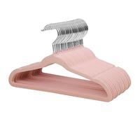 ManGotree 35 cm Cintres Ultra Fins en Velours pour Enfants Lot de 32 Rose