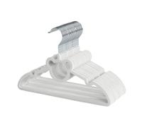 ManGotree Cintres en Velours pour Enfants, Cintre pour Vêtements de Bébé, Cintre Ours Mignon pour Chambre d'enfant, Cintres pour Tout-Petits Peu Encombrants (20 Pack, Blanc)