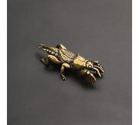 MANGOUSONG Décoration d'intérieur en laiton, figurines miniatures en bronze antique, petites décorations de bureau, insectes, thé, animaux domestiques, accessoires de décoration d'intérieur, taupe,