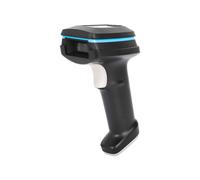 Manhattan 154185 Lecteur Code Barre Portable 1D/2D LED, sans Fil, Portée 80m, Batterie 2000mAh, IP52, Lit DataMatrix/QR Code