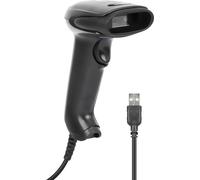 Manhattan 2D LED-Barcodescanner 320mm Scanreichweite integriertes 1,4m USB-A-Kabel schwarz Lecteur de code-barres 2D filaire 1D