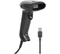 Manhattan 2D LED-Barcodescanner 320mm Scanreichweite integriertes 1,4m USB-A-Kabel schwarz Lecteur de code-barres 2D filaire 1D