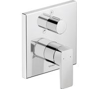 Manhattan Duravit Mitigeur monocommandé encastré pour baignoire, 2 consommateurs, chrome brillant, MH5210018010