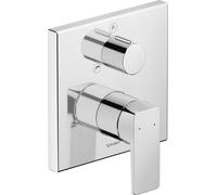 Manhattan Duravit Mitigeur monocommandé encastré pour baignoire, 2 consommateurs, chrome brillant, MH5210018010