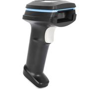 Manhattan Lecteur de code-barres sans fil 2D radio 1D, 2D LED noir scanner à main radio, USB-A